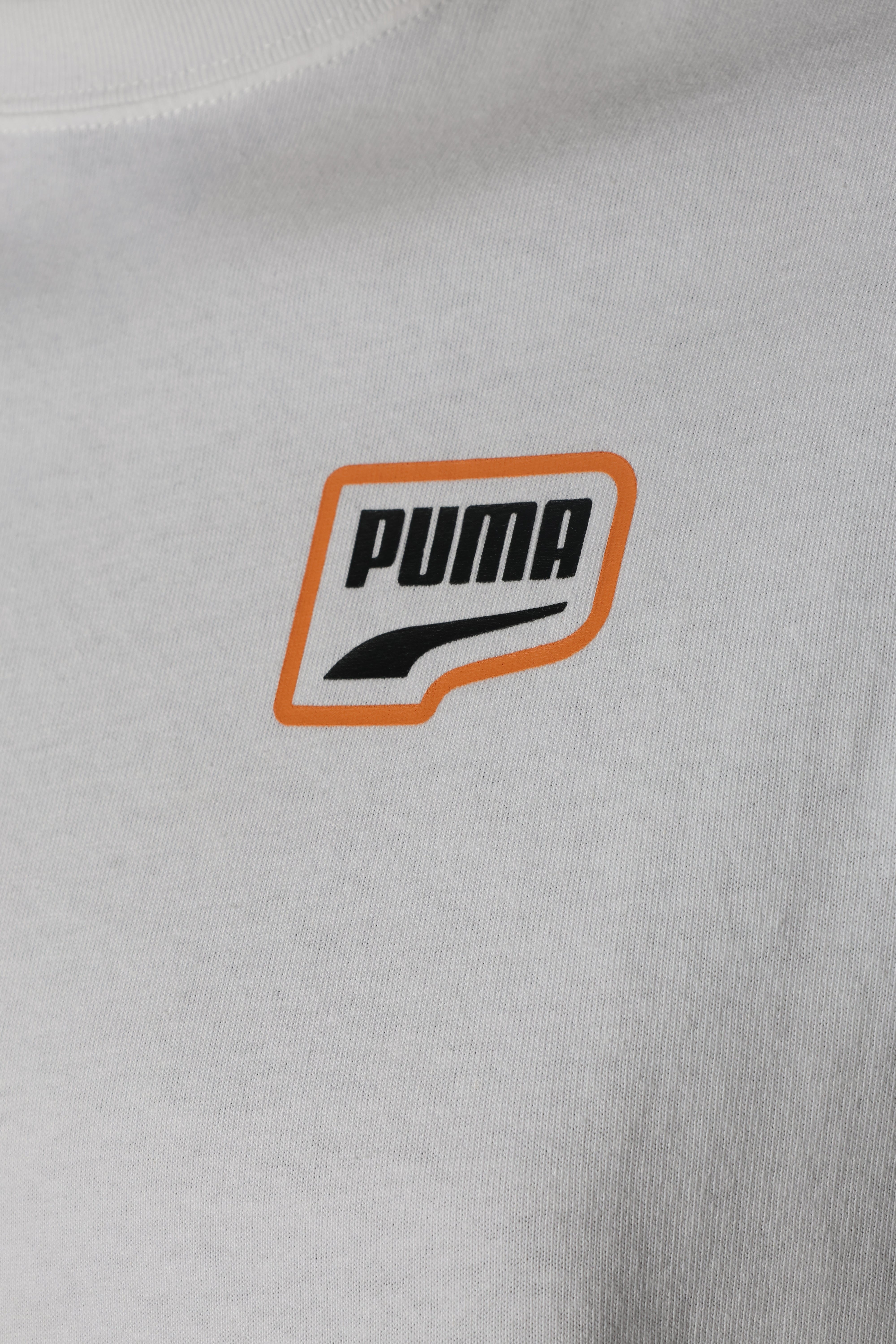 Puma T-Shirt Downtown Graphic Print White